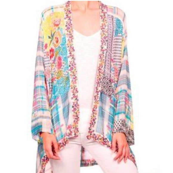 JOHNNY WAS WOMEN'S‎ SOLOMIO KIMONO Size Medium - Picture 1 of 14